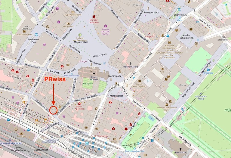 PRwiss-Map-Openstreenmaps